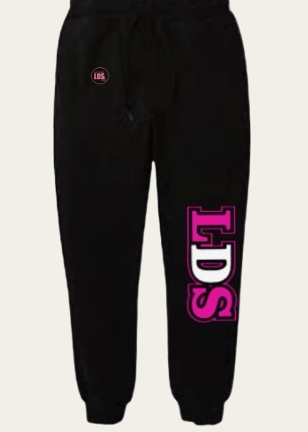 LDS Logo Joggers Black or White