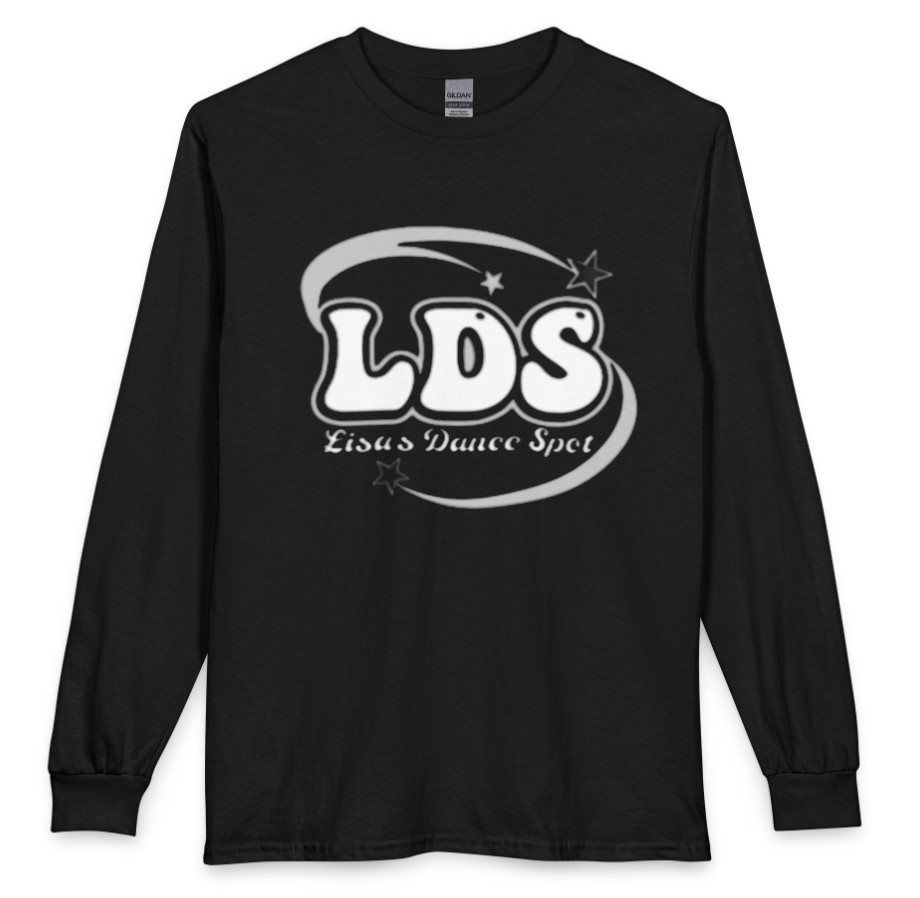2026 LDS Long Sleeve Comp Tee w/ LDS in Glitter White (NO NAME ON BACK)