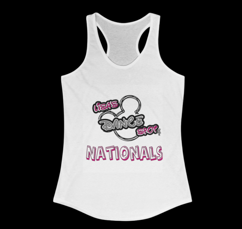 Delivery not avail until July 8th 2026 LDS Orlando Nationals Women's Racerback Tank with name on back included but optional