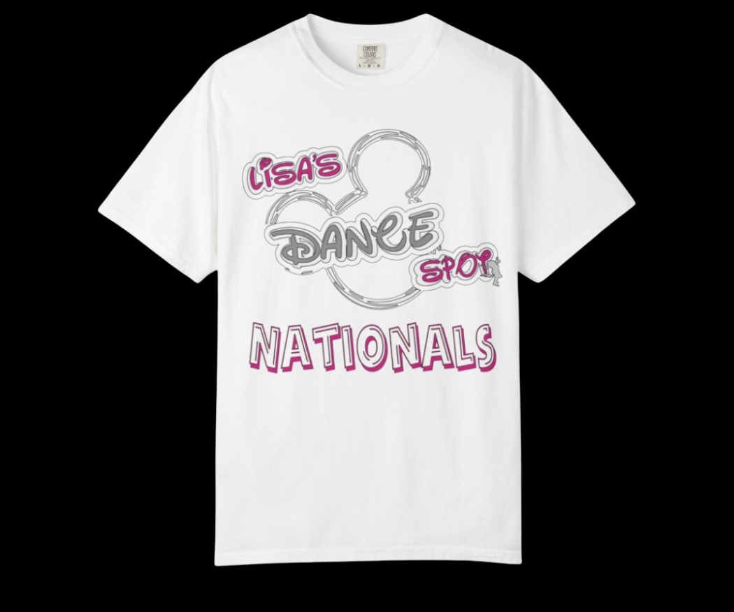 Delivery not avail until July 8th LDS 2026 Nationals Orlando Tee-White (Name on back included )