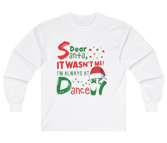 Dear Santa Sweatshirt White or Pink