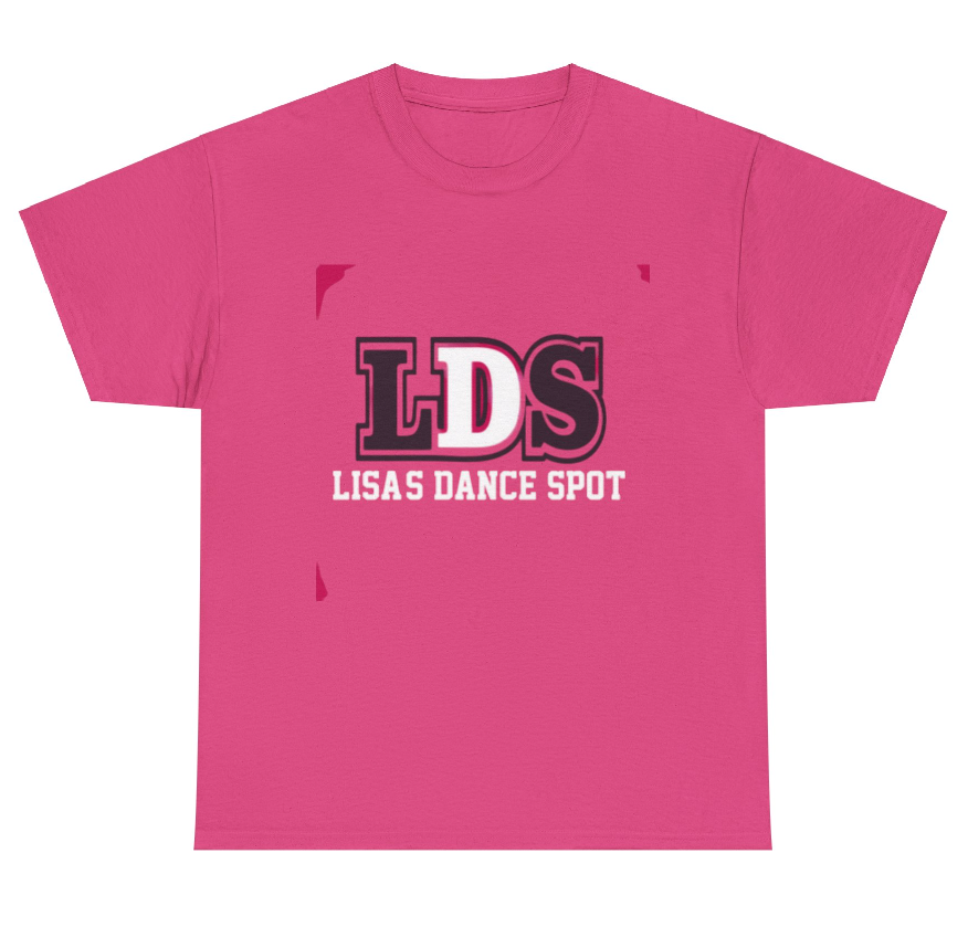 LDS Pink  logo T-Shirt Glitter Colors