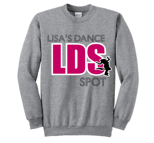 LDS  Sweatshirt Grey with Pink and White