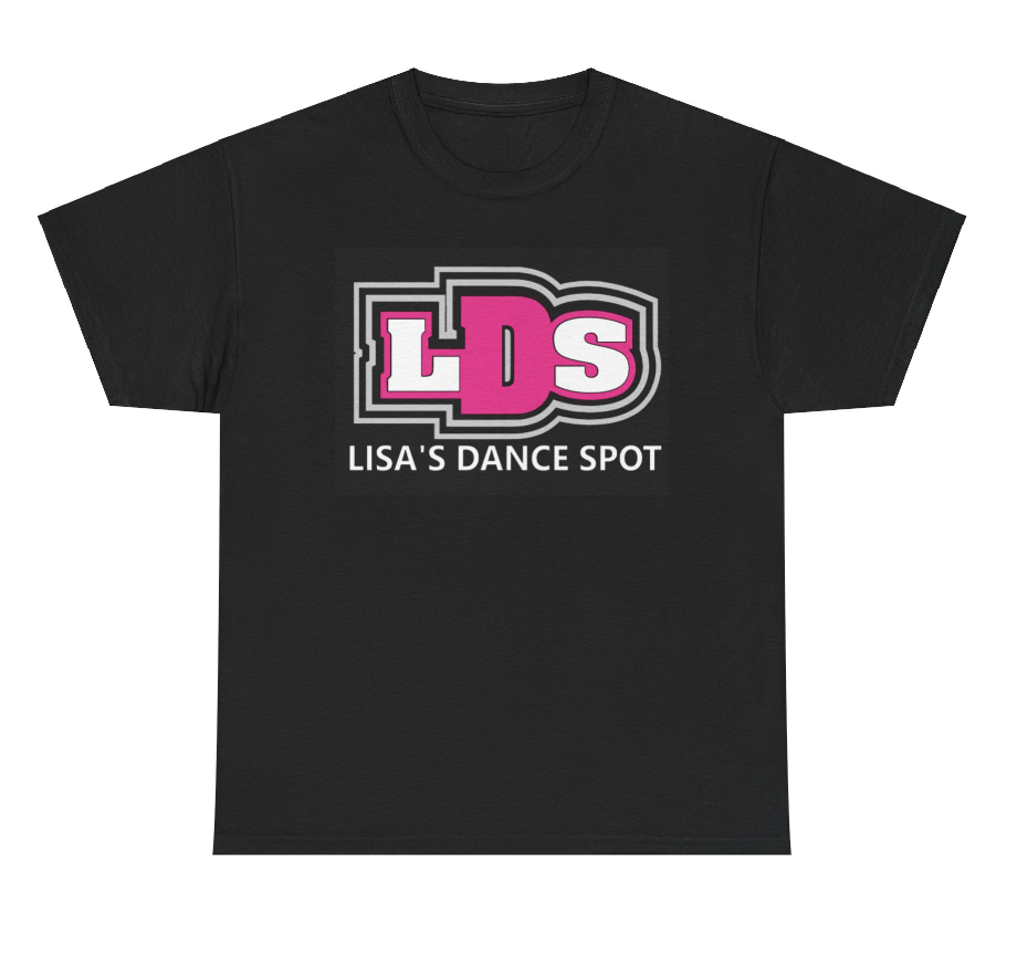 LDS Short Sleeve Tee with Metallic Silver  & GLITTER PINK Trim Black, White or Pink