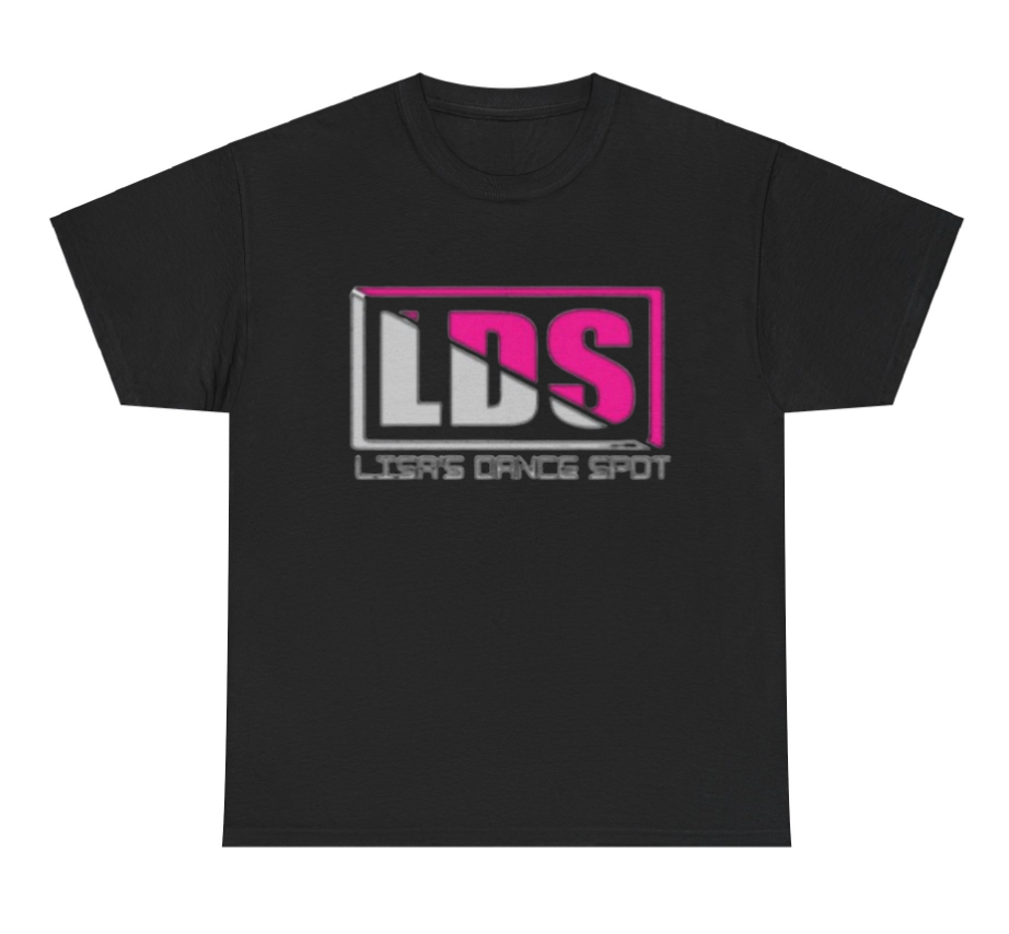 2025 LDS logo T-Shirt  LDS GLITTER SILVER   with LDS GLITTER PINK