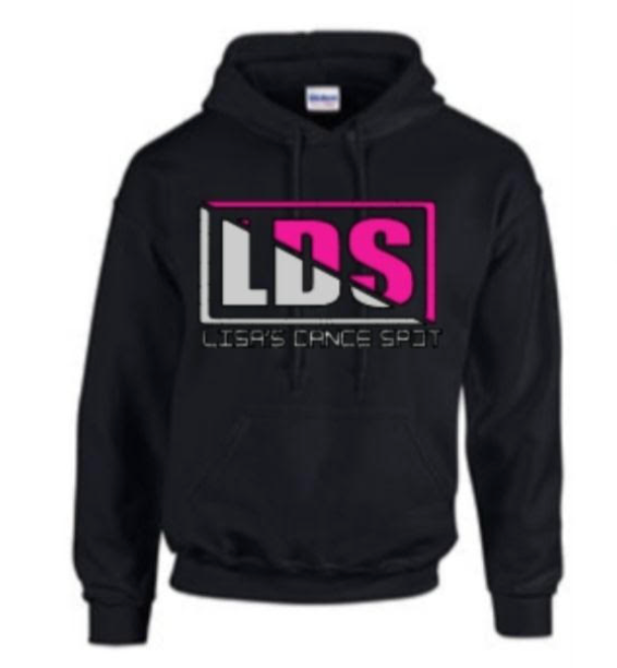2025 Hoodie Sweatshirt LDS GLITTER SILVER with LDS GLITTER PINK