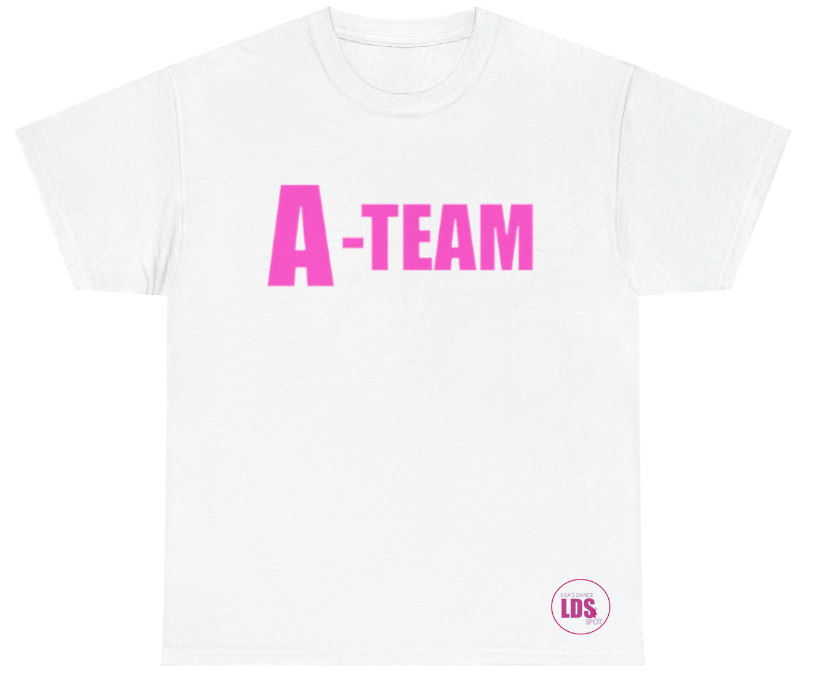 LDS A-Team White Tee