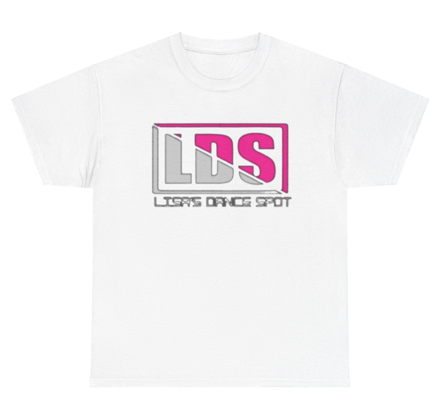 2025 LDS logo T-Shirt  LDS GLITTER SILVER   with LDS GLITTER PINK