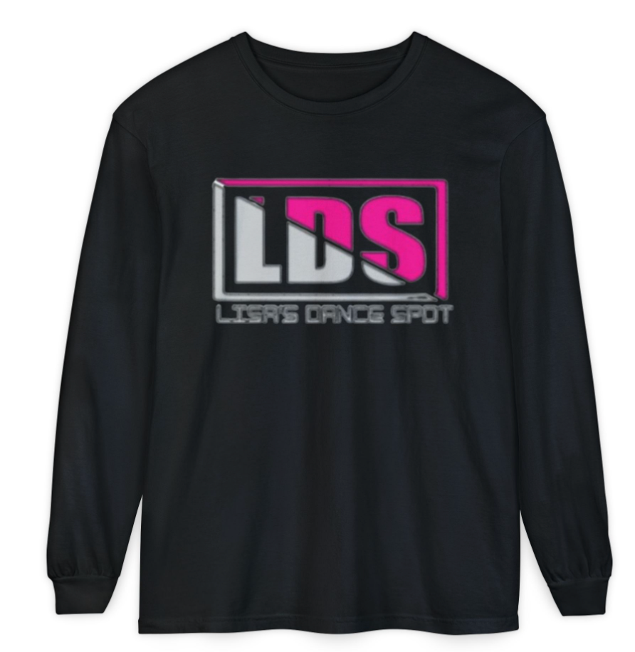 2025 LDS Long Sleeve Tee - LDS GLITTER SILVER with LDS GLITTER PINK