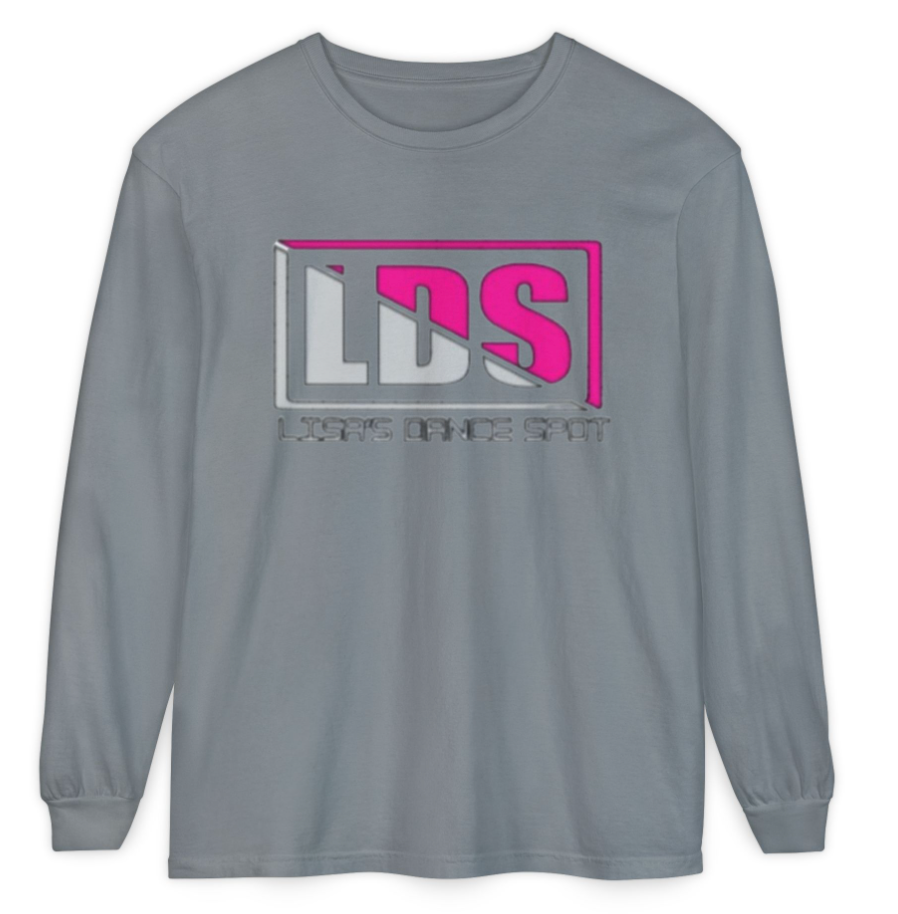 2025 LDS Long Sleeve Tee - LDS GLITTER SILVER with LDS GLITTER PINK