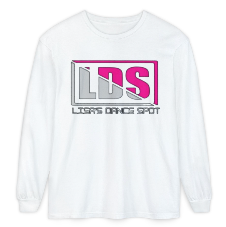 2025 LDS Long Sleeve Tee - LDS GLITTER SILVER with LDS GLITTER PINK