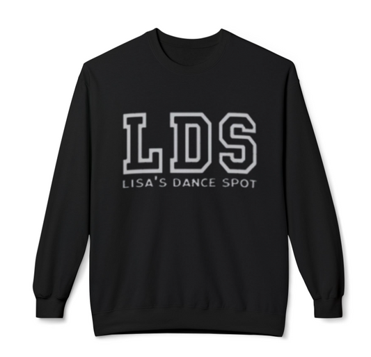2025 LDS Sweatshirt  METALLIC Double Outline - White - Black - Sports Grey-LDS Pink