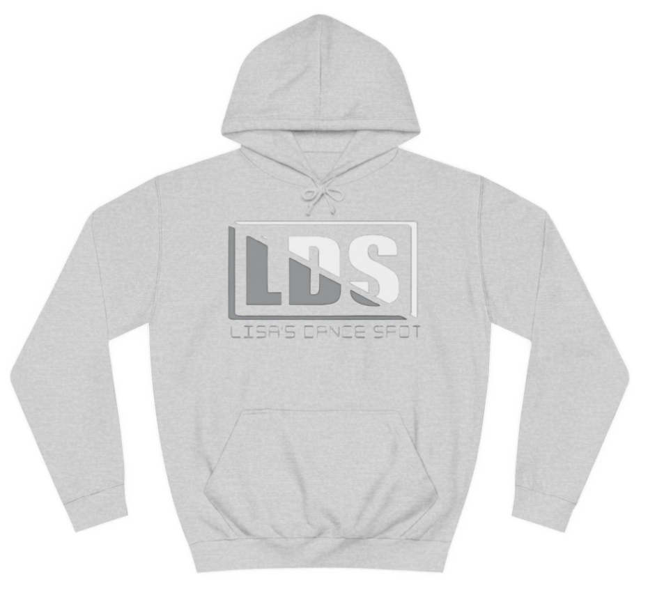 2025 LDS Hoodie Sweatshirt METALLIC  w/White - Black-White-LDS Pink-Sports Grey