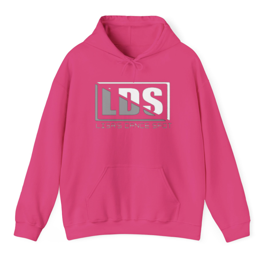 2025 LDS Hoodie Sweatshirt METALLIC  w/White - Black-White-LDS Pink-Sports Grey