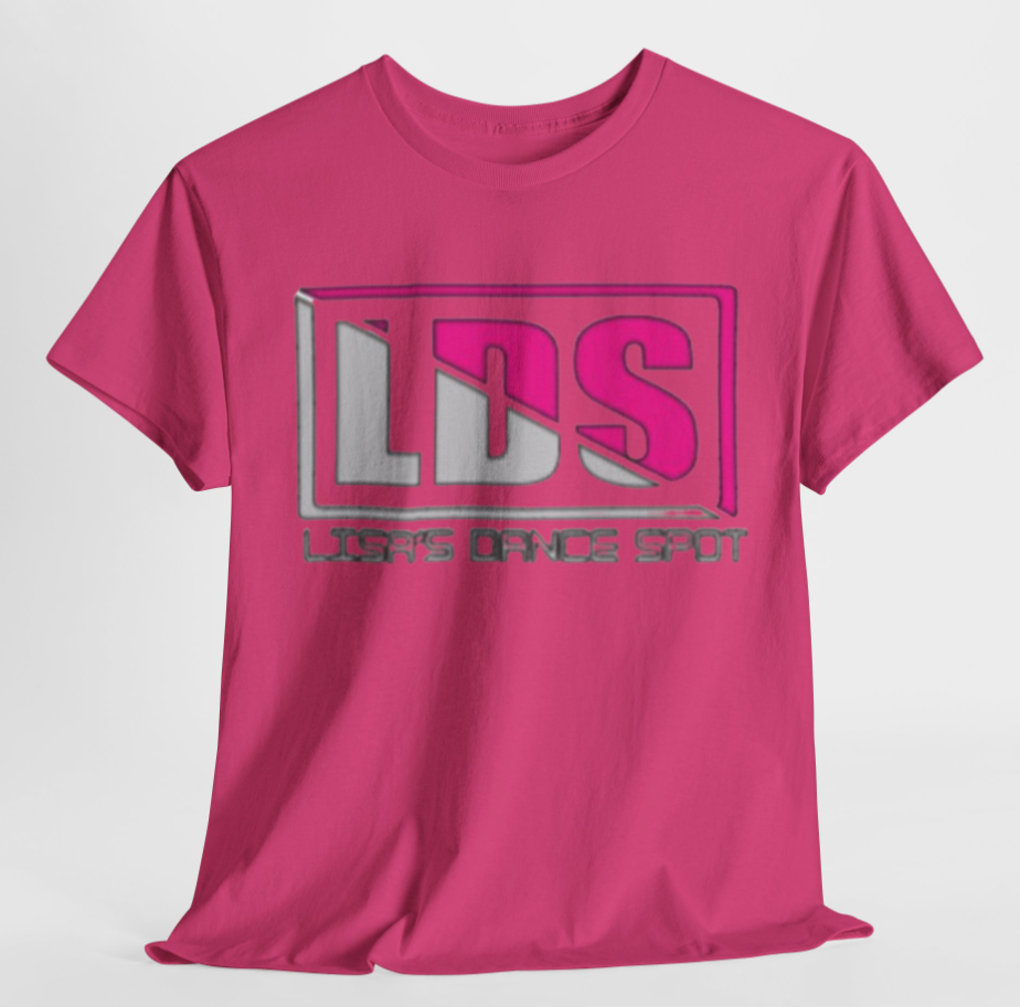 2025 LDS logo T-Shirt  LDS GLITTER SILVER   with LDS GLITTER PINK
