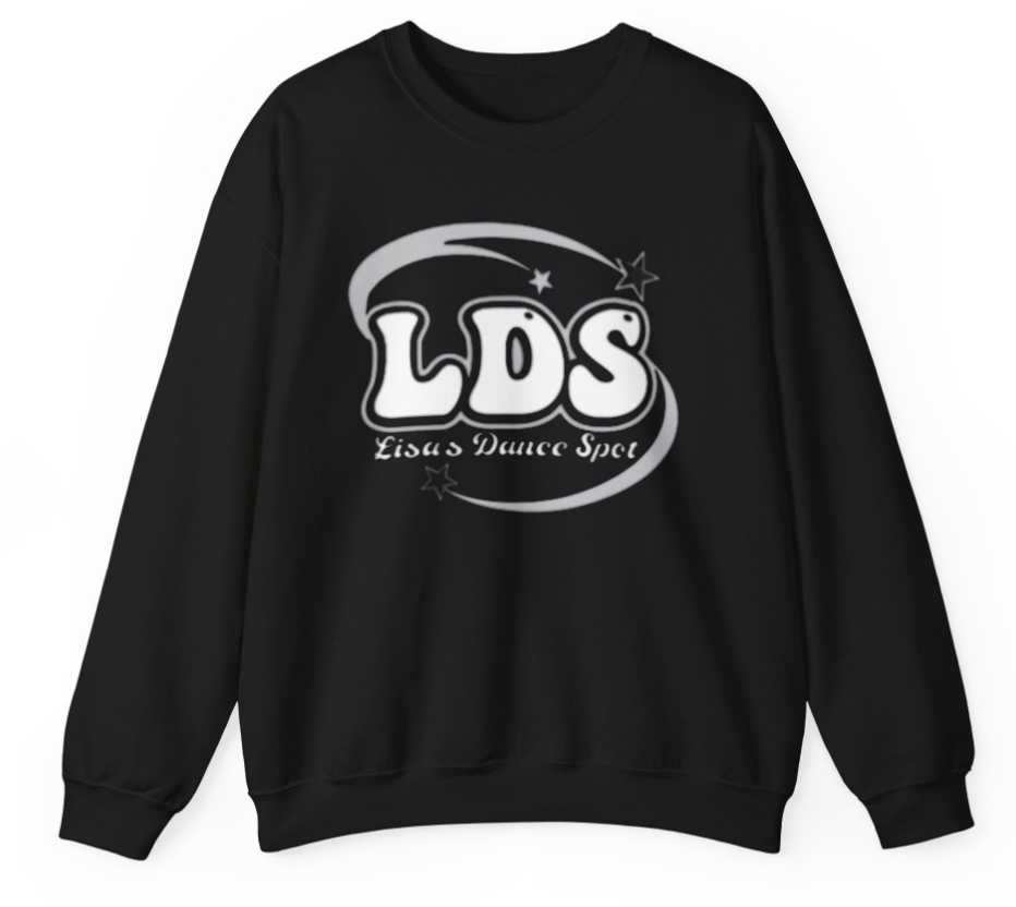 2026 LDS COMP CREWNECK  Sweatshirt w/ LDS in GLITTER WHITE (NO NAME ON BACK