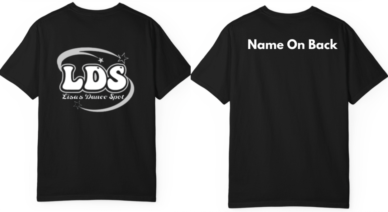LDS 2026 Comp Tee LDS in Glitter White ( With Name On Back )