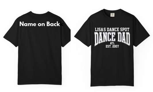 LDS Dance Dad est 2007. Tee -  (NAME ON BACK INCLUDED)