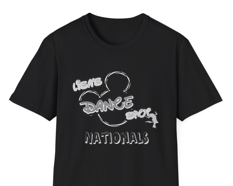 LDS 2026 Nationals Orlando Tee-Black   (Name on back in Glitter Silver included )